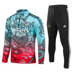 Real Madrid Kit Dragon Trainingspullover 2023/24 Viertelreißverschluss Blaue Real Madrid Kit Dragon Trainingspullover 2023/24 Viertelreißverschluss Blaue