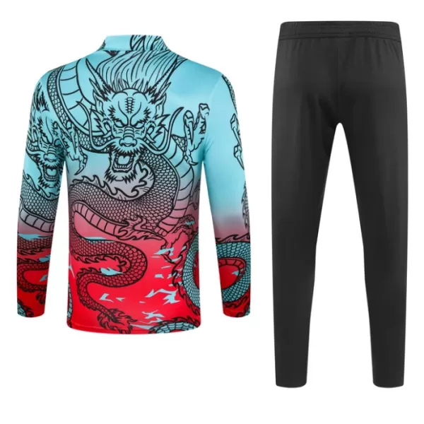 Real Madrid Kit Dragon Trainingspullover 2023/24 Viertelreißverschluss Blaue