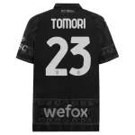Günstige AC Mailand Fikayo Tomori 23 Herrentrikot Vierte 2023/24 Kurzarm Schwarze
