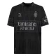 Günstige AC Mailand Theo Hernandez 19 Herrentrikot Vierte 2023/24 Kurzarm Schwarze