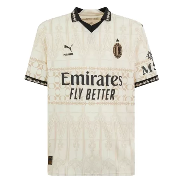 Günstige AC Mailand Theo Hernandez 19 Herrentrikot Vierte 2023/24 Kurzarm Weiße