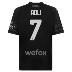 Günstige AC Mailand Yacine Adli 7 Herrentrikot Vierte 2023/24 Kurzarm Schwarze Günstige AC Mailand Yacine Adli 7 Herrentrikot Vierte 2023/24 Kurzarm Schwarze
