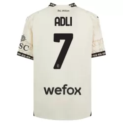 Günstige AC Mailand Yacine Adli 7 Herrentrikot Vierte 2023/24 Kurzarm Weiße Günstige AC Mailand Yacine Adli 7 Herrentrikot Vierte 2023/24 Kurzarm Weiße