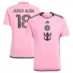 Günstige Inter Miami CF Jordi Alba Ramos 18 Herrentrikot Heim 2024/25 Kurzarm