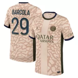 Günstige Paris Saint-Germain Bradley Barcola 29 Herrentrikot Vierte Jordan 2023/24 Kurzarm Günstige Paris Saint-Germain Bradley Barcola 29 Herrentrikot Vierte Jordan 2023/24 Kurzarm