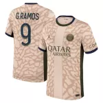 Günstige Paris Saint-Germain Goncalo Ramos 9 Herrentrikot Vierte Jordan 2023/24 Kurzarm