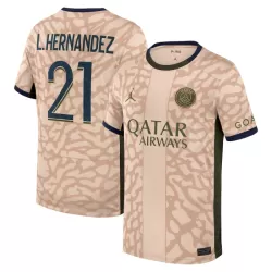 Günstige Paris Saint-Germain Lucas Hernandez 21 Herrentrikot Vierte Jordan 2023/24 Kurzarm Günstige Paris Saint-Germain Lucas Hernandez 21 Herrentrikot Vierte Jordan 2023/24 Kurzarm