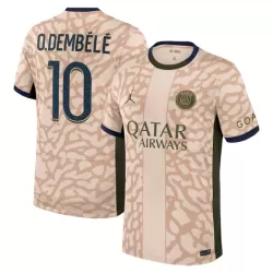 Günstige Paris Saint-Germain O. Dembele 10 Herrentrikot Vierte Jordan 2023/24 Kurzarm Günstige Paris Saint-Germain O. Dembele 10 Herrentrikot Vierte Jordan 2023/24 Kurzarm