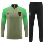 Atlético Madrid Trainingspullover 2023/24 Viertelreißverschluss Gelbe