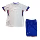 Günstige Frankreich Kindertrikot Auswärts EURO 2024 Kurzarm