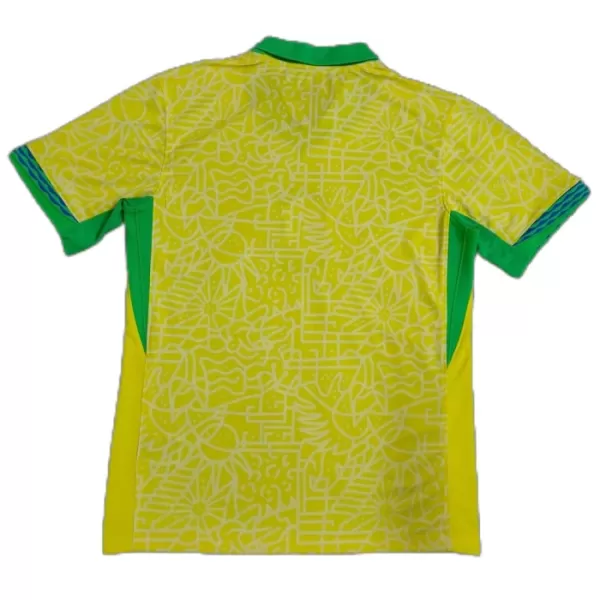 Günstige Brasilien Herrentrikot Heim 2024 Kurzarm