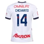 Günstige CD Guadalajara Chicharito 14 Herrentrikot Auswärts 2023/24 Kurzarm