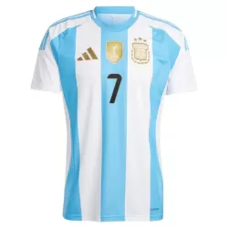 Günstige Argentinien De Paul 7 Herrentrikot Heim 2024 Kurzarm
