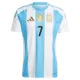 Günstige Argentinien De Paul 7 Herrentrikot Heim 2024 Kurzarm