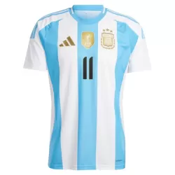 Günstige Argentinien Di Maria 11 Herrentrikot Heim 2024 Kurzarm