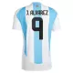 Günstige Argentinien J. Alvarez 9 Herrentrikot Heim 2024 Kurzarm
