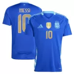 Günstige Argentinien Messi 10 Herrentrikot Auswärts 2024 Kurzarm