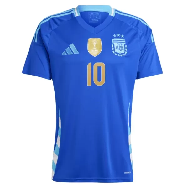 Günstige Argentinien Messi 10 Herrentrikot Auswärts 2024 Kurzarm