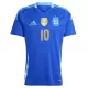 Günstige Argentinien Messi 10 Herrentrikot Auswärts 2024 Kurzarm