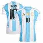 Günstige Argentinien Messi 10 Herrentrikot Heim 2024 Kurzarm