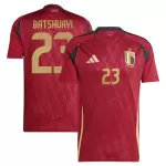 Günstige Belgien Batshuayi 23 Herrentrikot Heim EURO 2024 Kurzarm