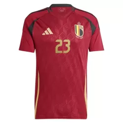 Günstige Belgien Batshuayi 23 Herrentrikot Heim EURO 2024 Kurzarm