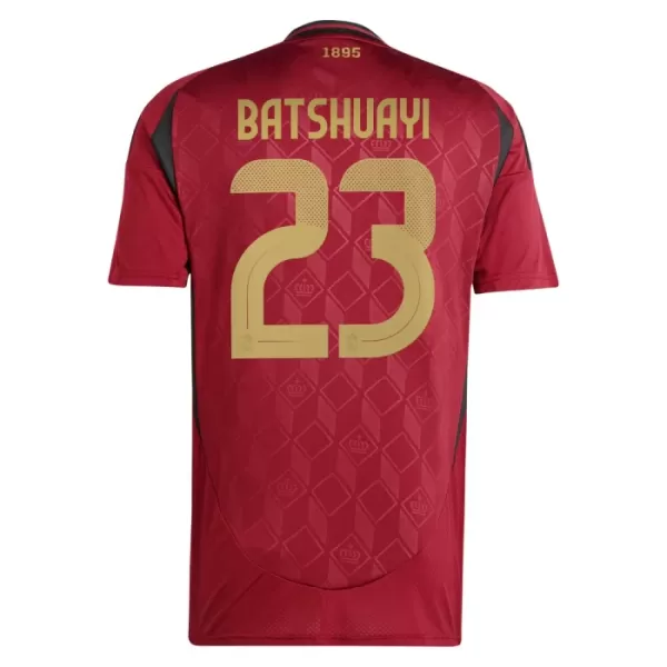 Günstige Belgien Batshuayi 23 Herrentrikot Heim EURO 2024 Kurzarm