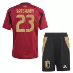 Günstige Belgien Batshuayi 23 Kindertrikot Heim EURO 2024 Kurzarm