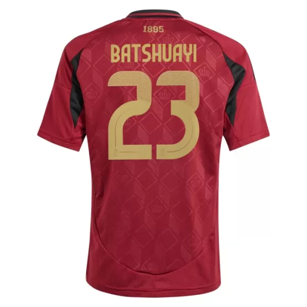 Günstige Belgien Batshuayi 23 Kindertrikot Heim EURO 2024 Kurzarm