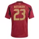 Günstige Belgien Batshuayi 23 Kindertrikot Heim EURO 2024 Kurzarm
