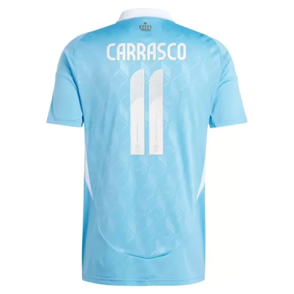 Günstige Belgien Carrasco 11 Herrentrikot Auswärts EURO 2024 Kurzarm