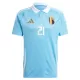 Günstige Belgien Castagne 21 Herrentrikot Auswärts EURO 2024 Kurzarm