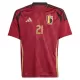 Günstige Belgien Castagne 21 Kindertrikot Heim EURO 2024 Kurzarm