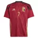 Günstige Belgien De Bruyne 7 Kindertrikot Heim EURO 2024 Kurzarm