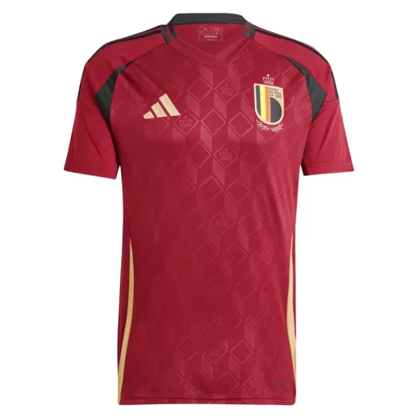 Günstige Belgien Herrentrikot Heim EURO 2024 Kurzarm