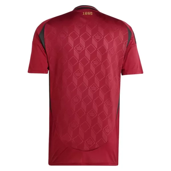 Günstige Belgien Herrentrikot Heim EURO 2024 Kurzarm