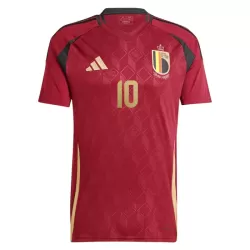 Günstige Belgien Lukaku 10 Herrentrikot Heim EURO 2024 Kurzarm