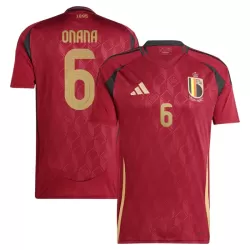 Günstige Belgien Onana 6 Herrentrikot Heim EURO 2024 Kurzarm Günstige Belgien Onana 6 Herrentrikot Heim EURO 2024 Kurzarm