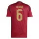 Günstige Belgien Onana 6 Herrentrikot Heim EURO 2024 Kurzarm