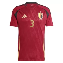 Günstige Belgien Theate 3 Herrentrikot Heim EURO 2024 Kurzarm