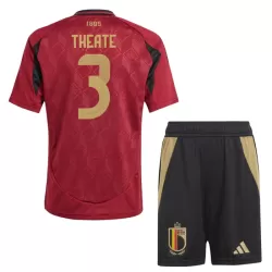 Günstige Belgien Theate 3 Kindertrikot Heim EURO 2024 Kurzarm Günstige Belgien Theate 3 Kindertrikot Heim EURO 2024 Kurzarm