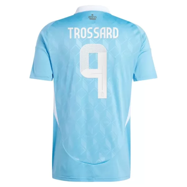 Günstige Belgien Trossard 9 Herrentrikot Auswärts EURO 2024 Kurzarm