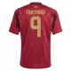 Günstige Belgien Trossard 9 Kindertrikot Heim EURO 2024 Kurzarm