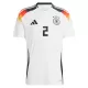 Günstige Deutschland Antonio Rudiger 2 Herrentrikot Heim EURO 2024 Kurzarm