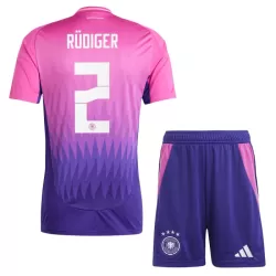 Günstige Deutschland Antonio Rudiger 2 Kindertrikot Auswärts EURO 2024 Kurzarm Günstige Deutschland Antonio Rudiger 2 Kindertrikot Auswärts EURO 2024 Kurzarm