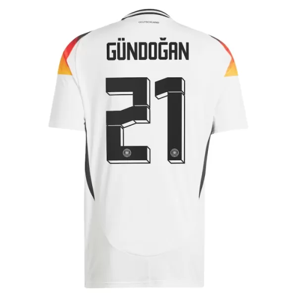 Günstige Deutschland Gundogan 21 Herrentrikot Heim EURO 2024 Kurzarm