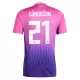 Günstige Deutschland Gundogan 21 Kindertrikot Auswärts EURO 2024 Kurzarm