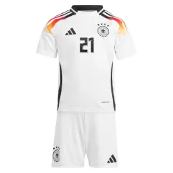 Günstige Deutschland Gundogan 21 Kindertrikot Heim EURO 2024 Kurzarm