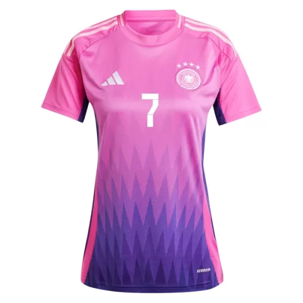 Günstige Deutschland Kai Havertz 7 Damentrikot Auswärts EURO 2024 Kurzarm