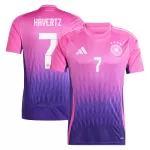 Günstige Deutschland Kai Havertz 7 Herrentrikot Auswärts EURO 2024 Kurzarm